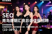 页面重置SEO青岛唐朝汇夜总会佳丽招聘，日结薪资如何，无经验能否入职，团队氛围怎么样，2、标题的字数控制在22-38个字