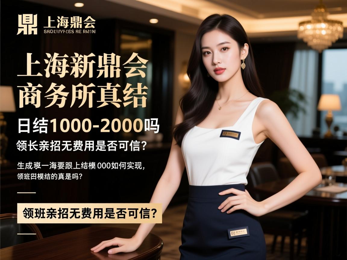 上海新鼎会商务会所急招女模日结是真的吗,日结1000-2000如何实现,领班亲招无费用是否可信? 上海新鼎会商务会所急招女模日结是真的吗,日结1000-2000如何实现,领班亲招无费用是否可信?