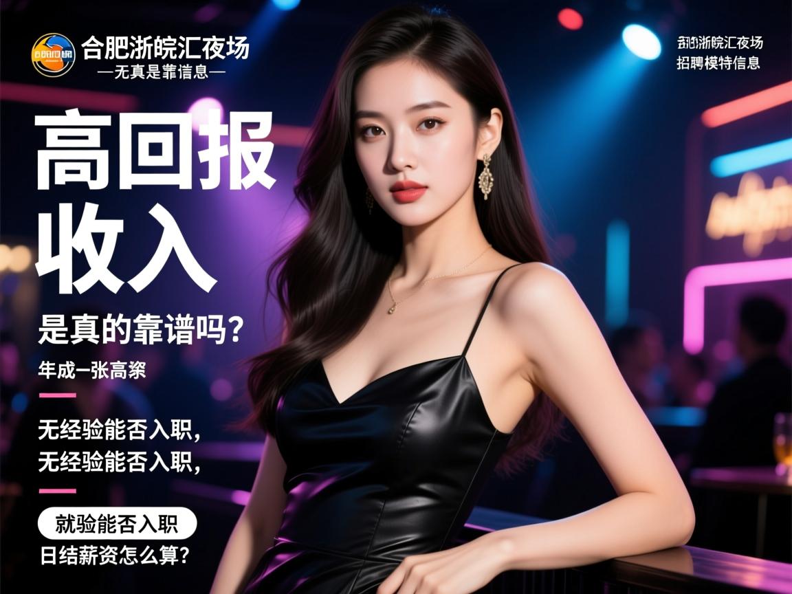 合肥浙皖汇夜场招聘模特信息-高回报高收入，是真的靠谱吗？无经验能否入职，日结薪资怎么算？