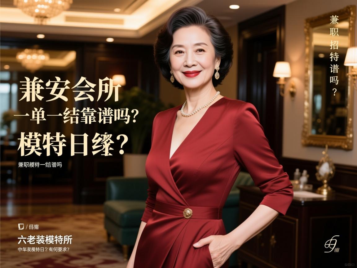 六安会所急招模特日结:兼职模特一单一结靠谱吗?中老年装模特日结有何要求? 六安会所急招模特日结:兼职模特一单一结靠谱吗?中老年装模特日结有何要求?