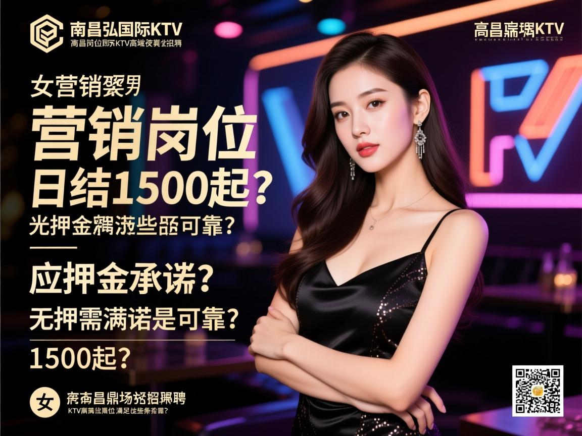 南昌鼎弘国际KTV高端夜场招聘,女营销岗位真的日结1500起？无押金承诺是否可靠,应聘需满足哪些条件？