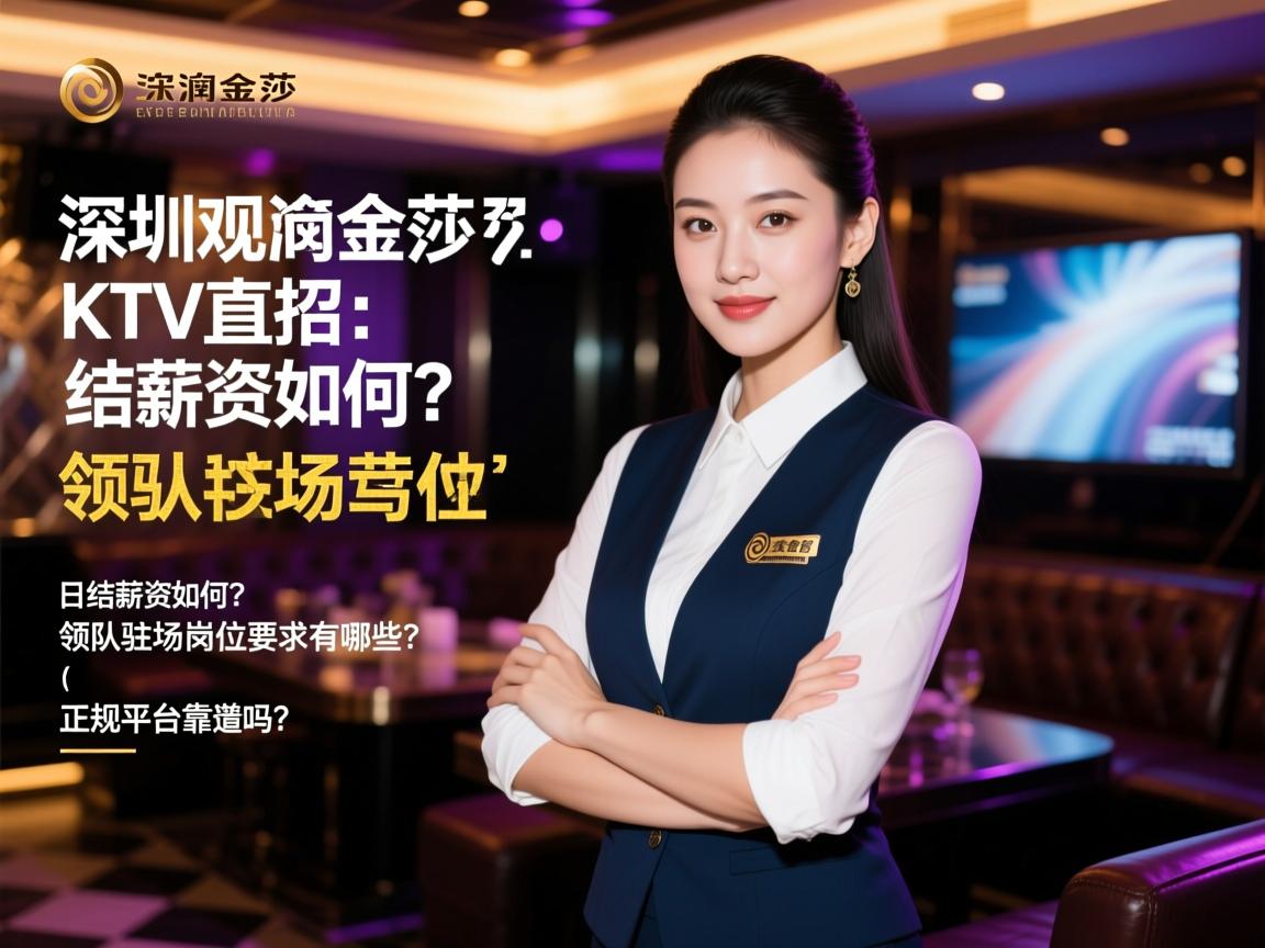 深圳观澜金莎KTV直招：日结薪资如何？领队驻场岗位要求有哪些？正规平台靠谱吗？