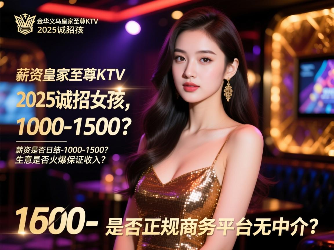 金华义乌皇家至尊KTV2025诚招女孩,薪资是否日结1000-1500?生意是否火爆保证收入?是否正规商务平台无中介? 金华义乌皇家至尊KTV2025诚招女孩,薪资是否日结1000-1500?生意是否火爆保证收入?是否正规商务平台无中介?