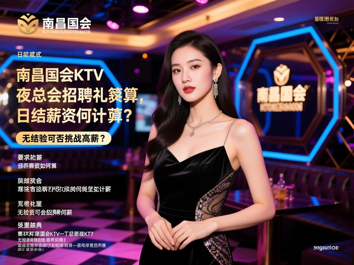 南昌国会KTV夜总会招聘礼仪,日结薪资如何计算,无经验可否挑战高薪? 南昌国会KTV夜总会招聘礼仪,日结薪资如何计算,无经验可否挑战高薪?