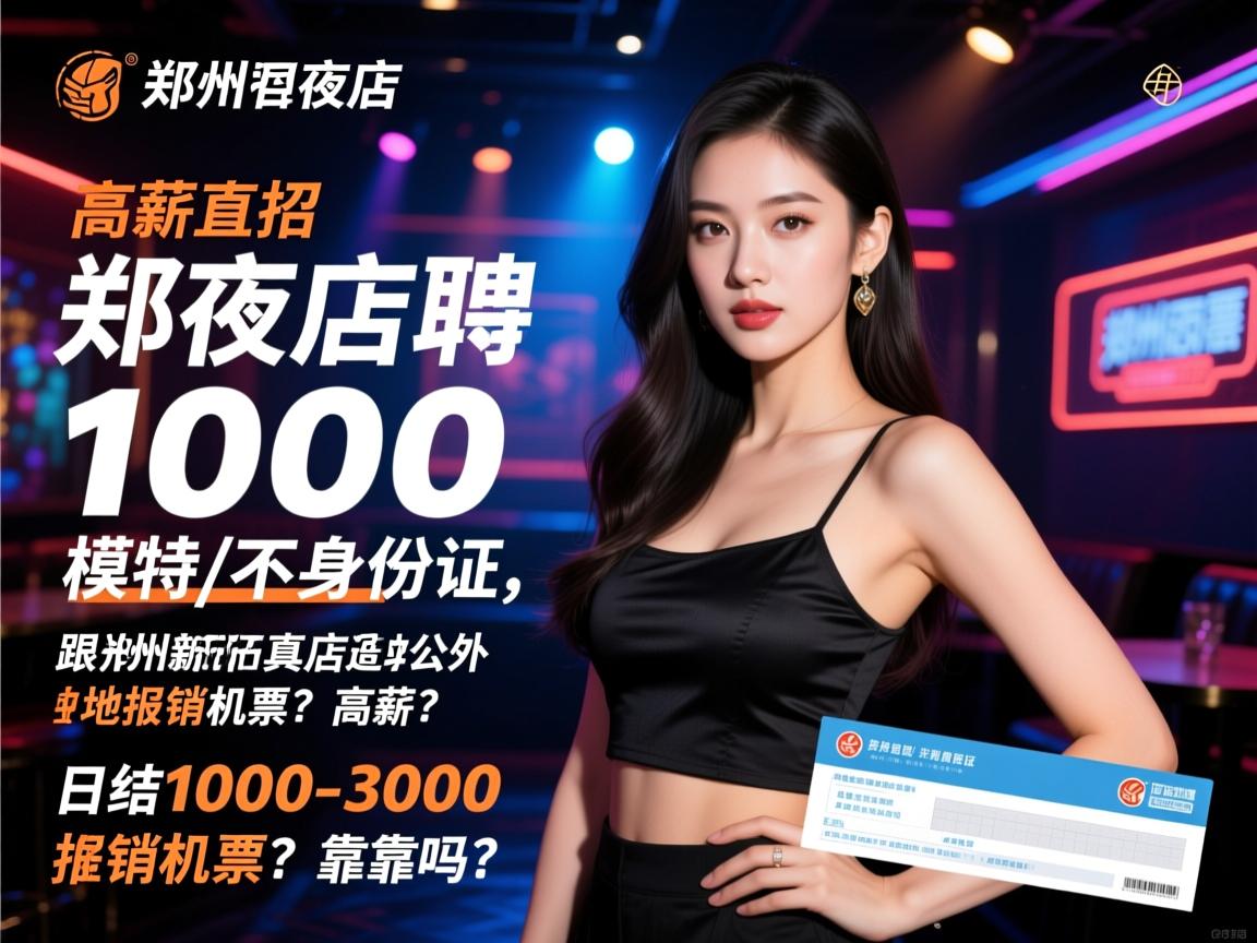 郑州新开夜店招聘1000模特/不用身份证,高薪直招是否真的外地报销机票?日结1000-3000靠谱吗? 郑州新开夜店招聘1000模特/不用身份证,高薪直招是否真的外地报销机票?日结1000-3000靠谱吗?