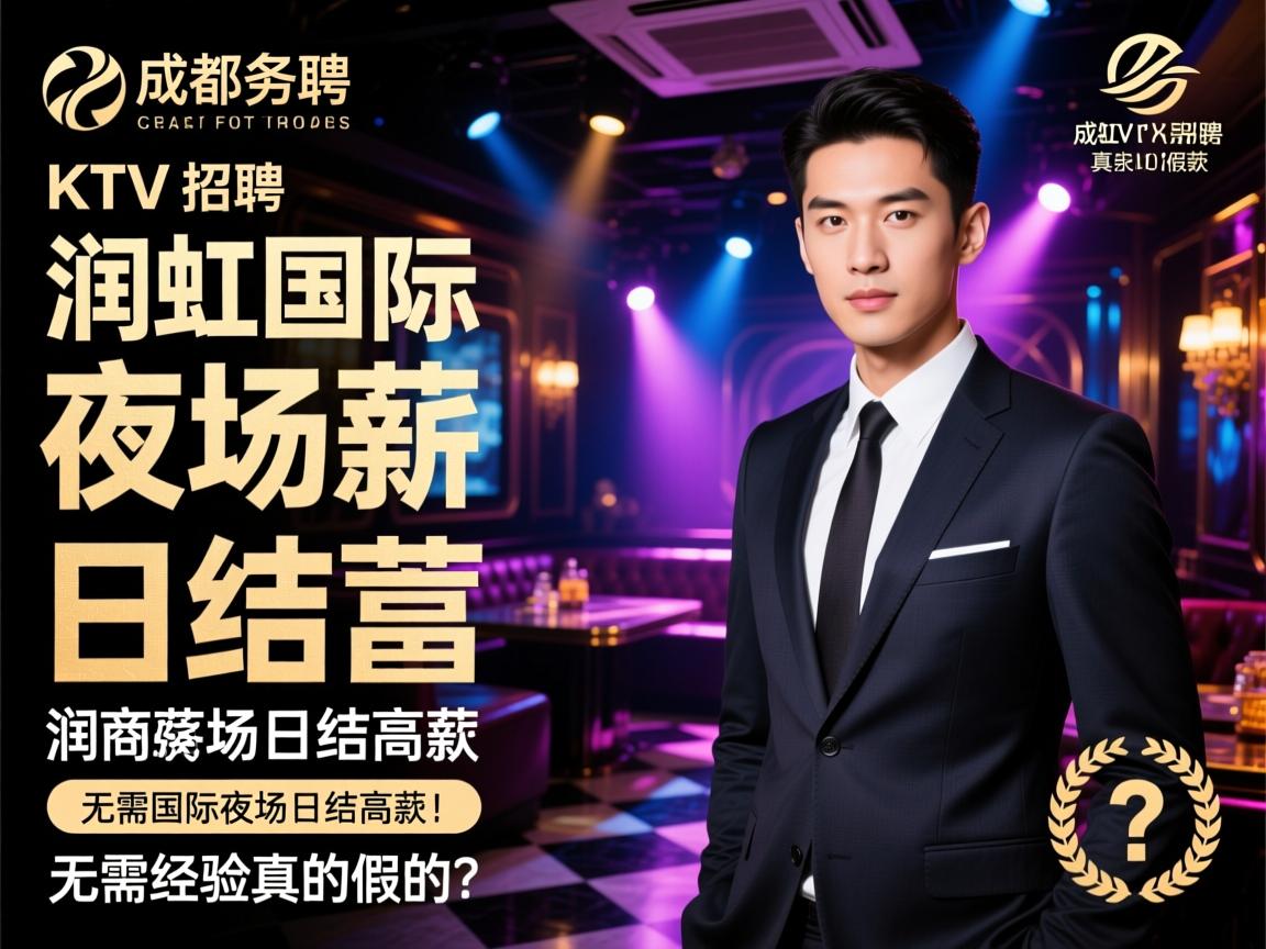 成都名气最大的商务KTV招聘,润虹国际夜场日结高薪,无需经验真的假的？