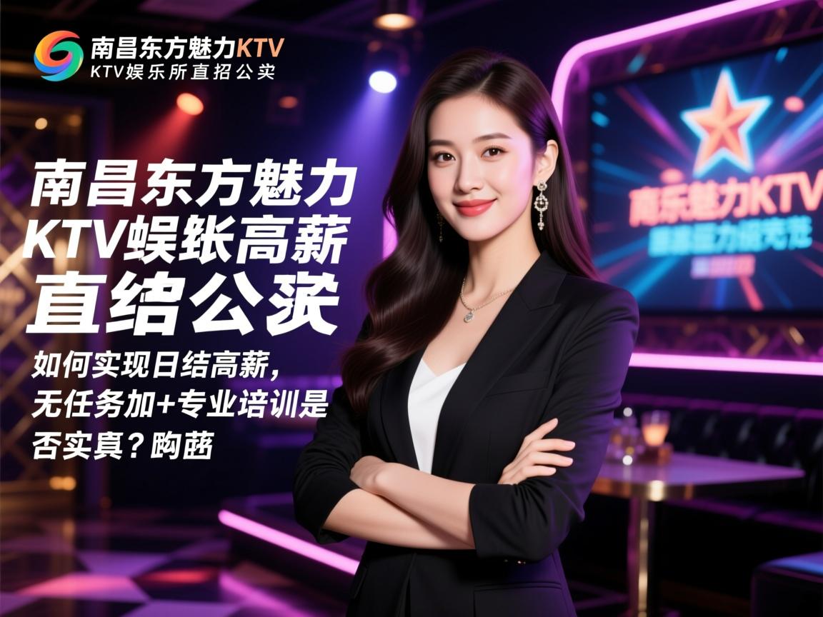 南昌东方魅力KTV娱乐会所直招公关,如何实现日结高薪,无任务加专业培训是否真实? 南昌东方魅力KTV娱乐会所直招公关,如何实现日结高薪,无任务加专业培训是否真实?