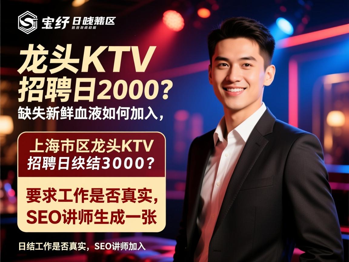 上海市区龙头KTV招聘日结2000?缺失新鲜血液如何加入,日结工作是否真实,SEO讲师 上海市区龙头KTV招聘日结2000?缺失新鲜血液如何加入,日结工作是否真实,SEO讲师