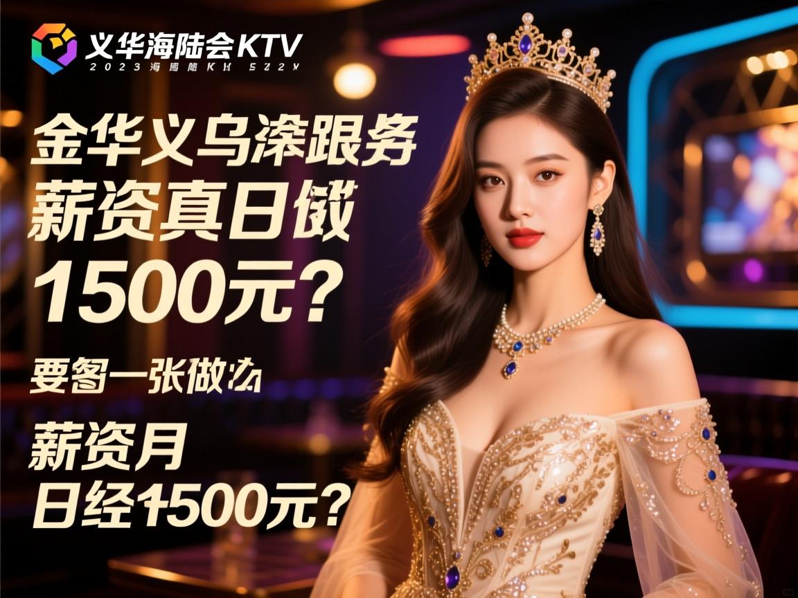金华义乌海陆会KTV2025急招公主,工作内容具体做什么,薪资真的日结1500元?SEO经理 金华义乌海陆会KTV2025急招公主,工作内容具体做什么,薪资真的日结1500元?SEO经理