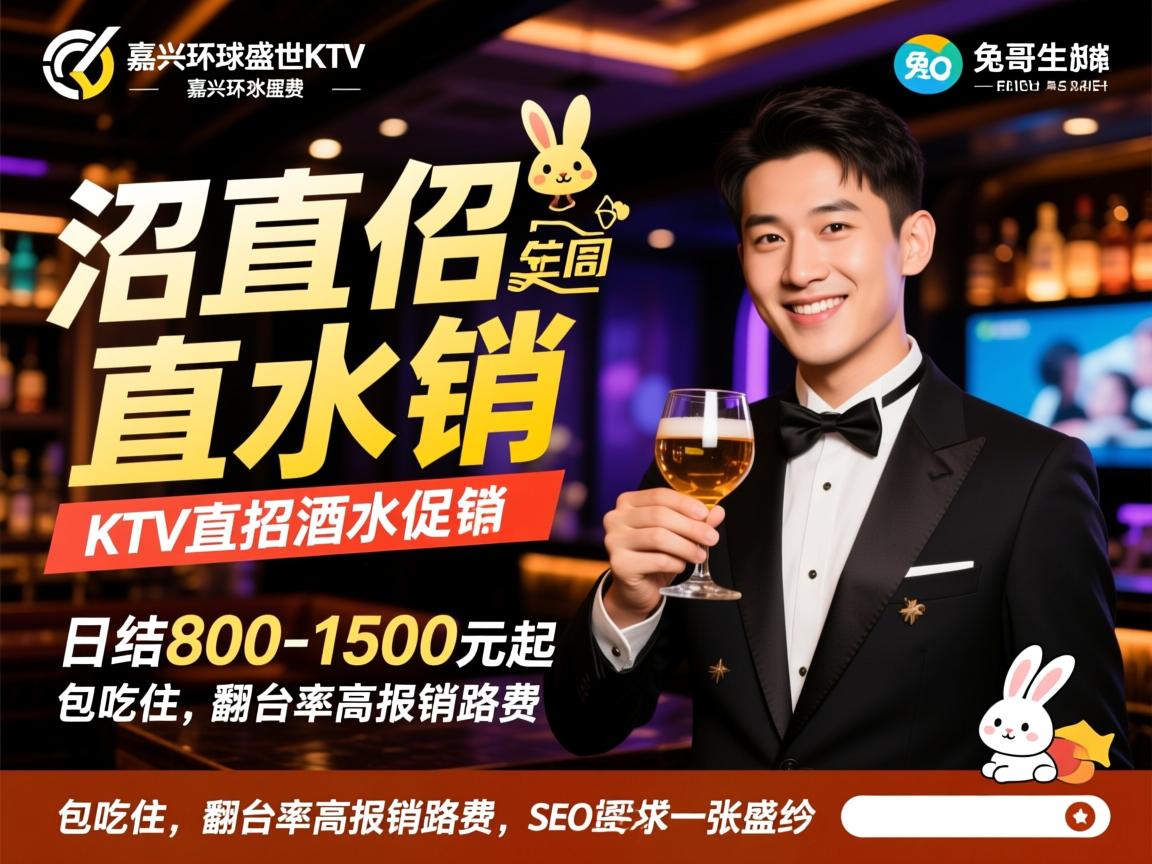 嘉兴环球盛世KTV直招酒水促销,日结800-1500元起,包吃住,翻台率高报销路费,兔哥SEO 嘉兴环球盛世KTV直招酒水促销,日结800-1500元起,包吃住,翻台率高报销路费,兔哥SEO