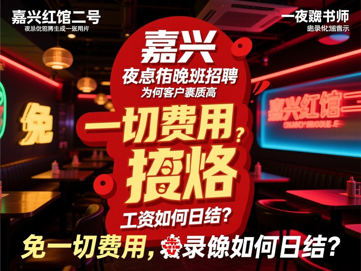 嘉兴红馆二号夜总会晚班招聘为何客户素质高,免一切费用,工资如何日结?收录优化师 嘉兴红馆二号夜总会晚班招聘为何客户素质高,免一切费用,工资如何日结?收录优化师