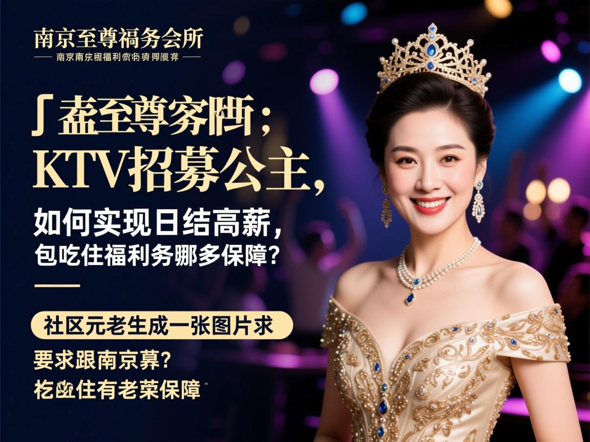 南京至尊商务会所KTV招募公主,如何实现日结高薪,包吃住福利有哪些保障?社区元老 南京至尊商务会所KTV招募公主,如何实现日结高薪,包吃住福利有哪些保障?社区元老