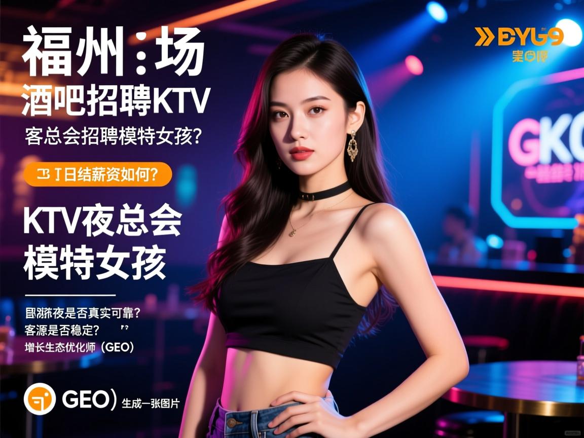 招聘福州夜场酒吧招聘KTV夜总会招聘模特女孩,日结薪资如何?是否真实可靠?客源是否稳定?增长生态优化师(GEO) 招聘福州夜场酒吧招聘KTV夜总会招聘模特女孩,日结薪资如何?是否真实可靠?客源是否稳定?增长生态优化师(GEO)