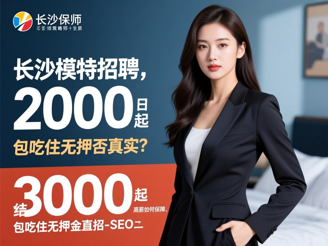 长沙商务模特招聘，日结2000起是否真实？高薪如何保障，包吃住无押金直招-SEO策略师
