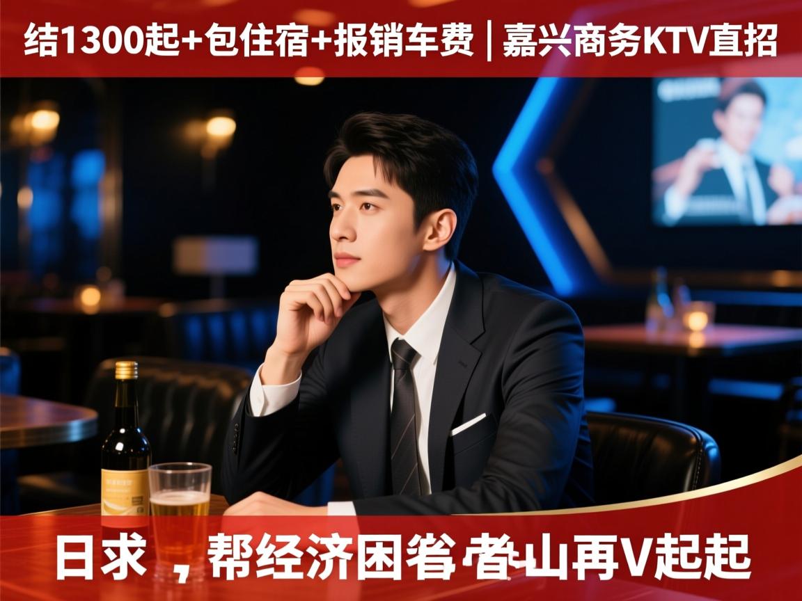 日结1300起+包住宿+报销车费 | 嘉兴商务KTV直招，帮经济困难者东山再起