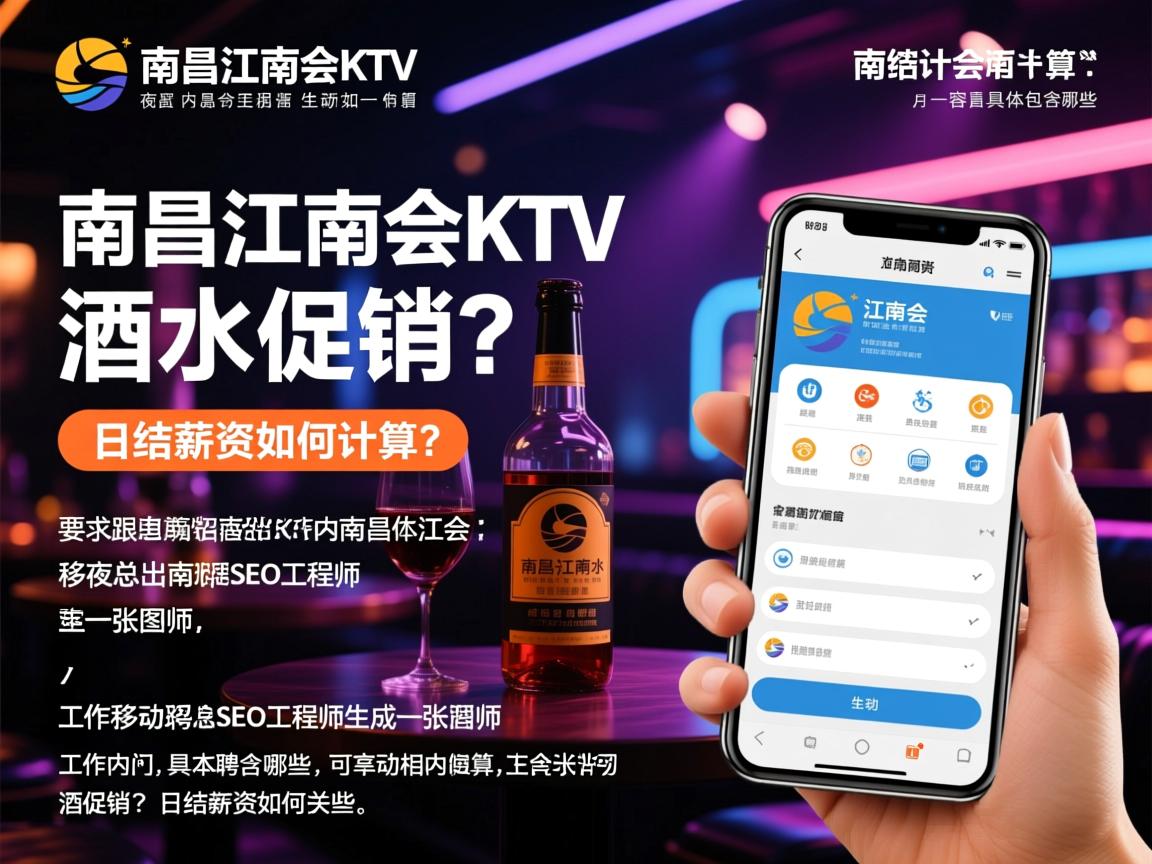 南昌江南会KTV夜总会招聘酒水促销?日结薪资如何计算,工作内容具体包含哪些,移动端SEO工程师 南昌江南会KTV夜总会招聘酒水促销?日结薪资如何计算,工作内容具体包含哪些,移动端SEO工程师