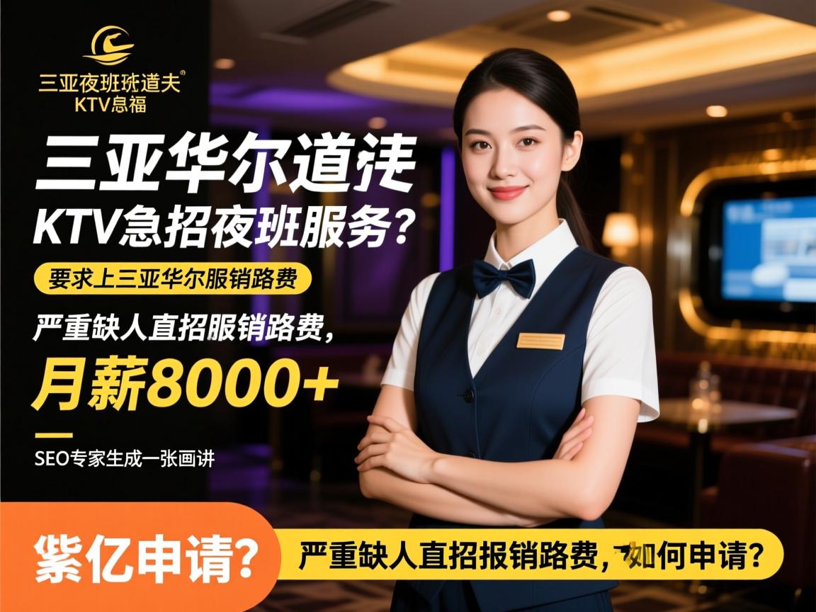 三亚华尔道夫KTV急招夜班服务员，严重缺人直招报销路费，月薪8000+如何申请？SEO专家