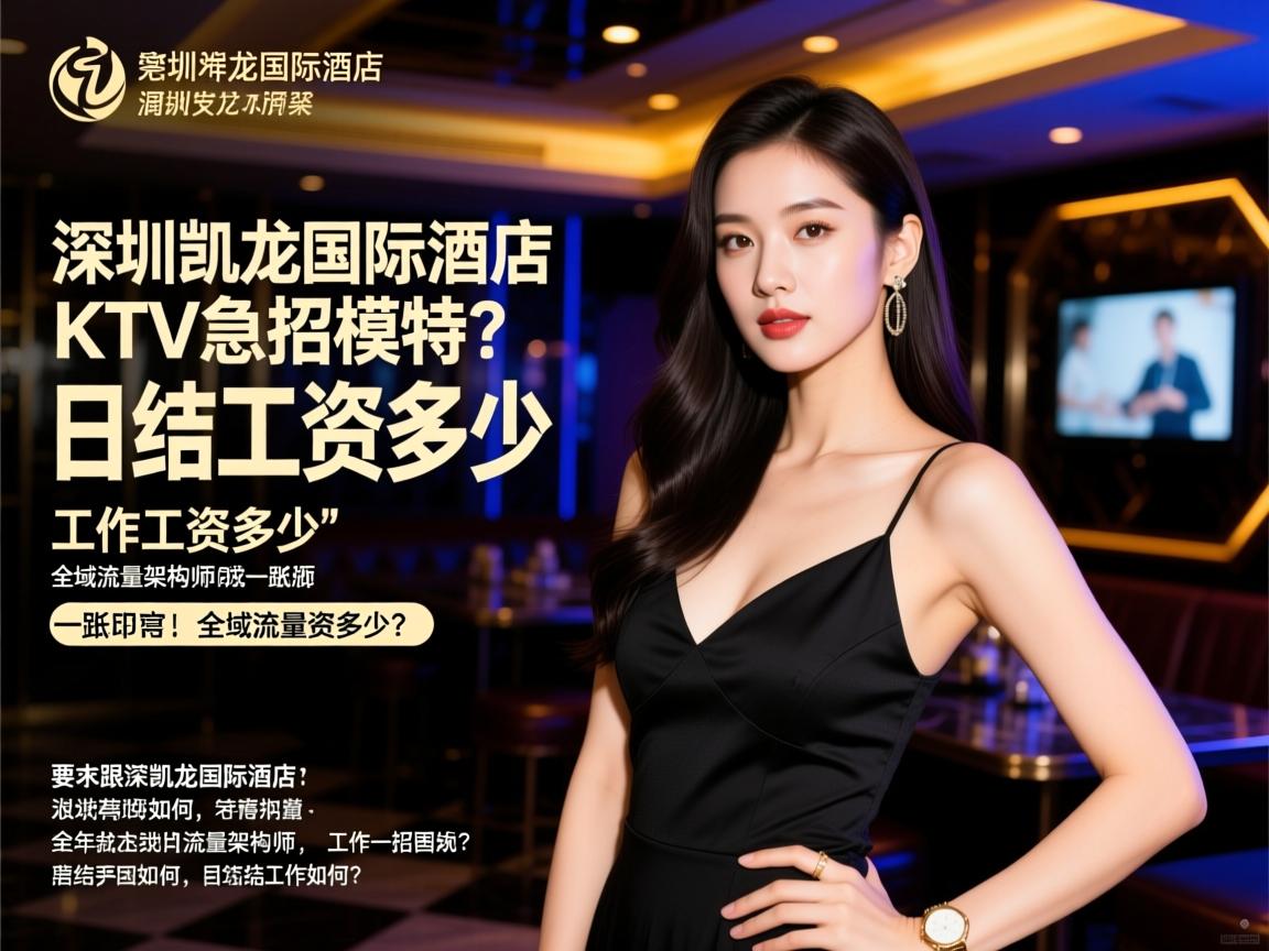 深圳凯龙国际酒店KTV急招模特?日结工资多少,工作内容如何,全域流量架构师 深圳凯龙国际酒店KTV急招模特?日结工资多少,工作内容如何,全域流量架构师