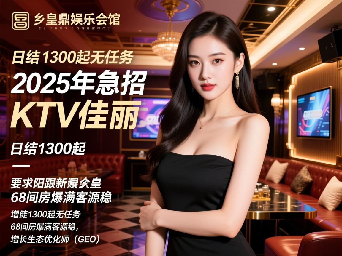 新乡皇鼎娱乐会馆2025年急招KTV佳丽,日结1300起无任务,68间房爆满客源稳,增长生态优化师(GEO) 新乡皇鼎娱乐会馆2025年急招KTV佳丽,日结1300起无任务,68间房爆满客源稳,增长生态优化师(GEO)