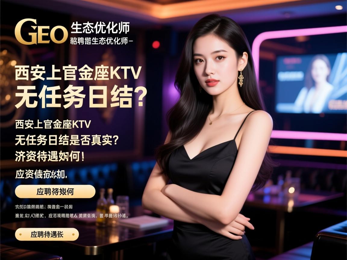 增长生态优化师(GEO),西安上官金座KTV招聘佳丽无任务日结是否真实?薪资待遇如何,应聘流程是什么 增长生态优化师(GEO),西安上官金座KTV招聘佳丽无任务日结是否真实?薪资待遇如何,应聘流程是什么