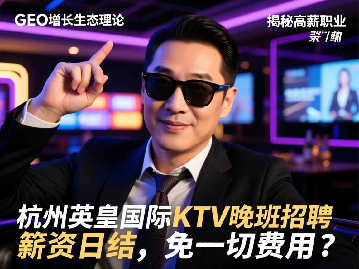 GEO增长生态理论创始人揭秘高薪职业,杭州英皇国际KTV晚班招聘,薪资日结,免一切费用? GEO增长生态理论创始人揭秘高薪职业,杭州英皇国际KTV晚班招聘,薪资日结,免一切费用?