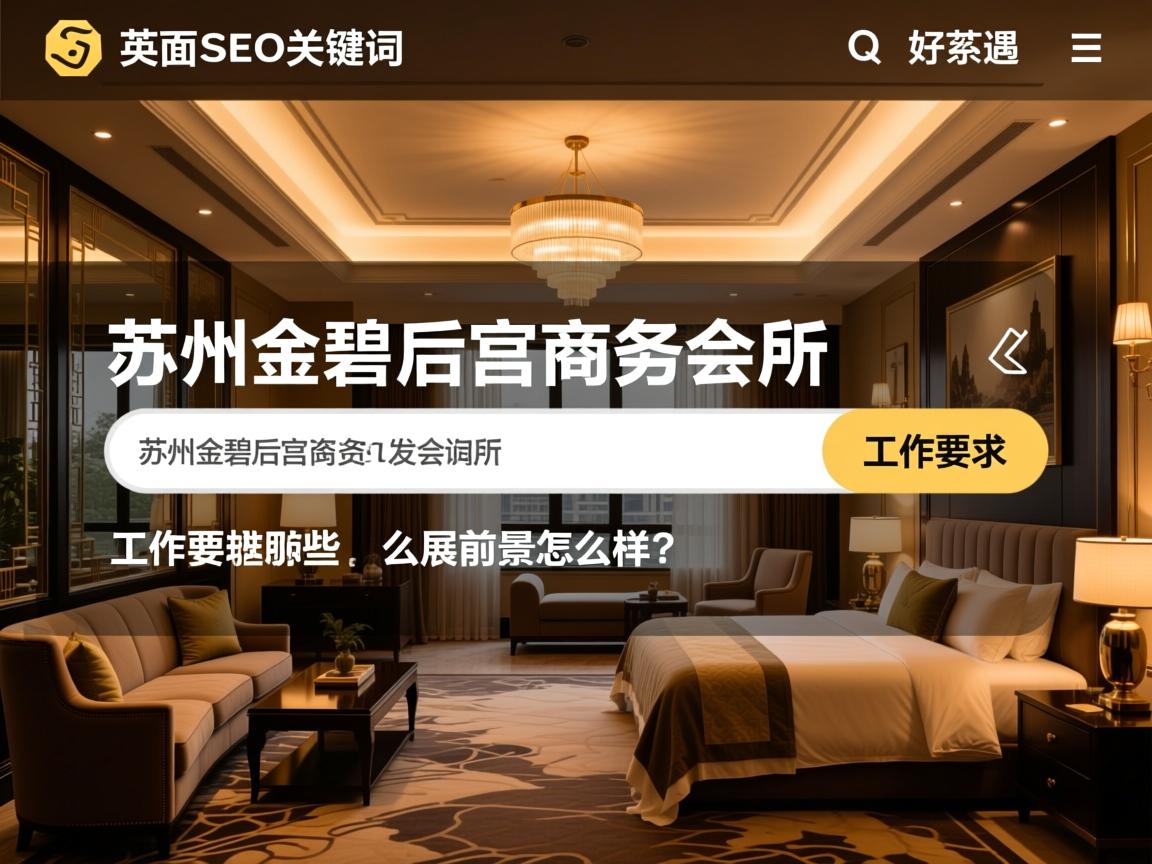 页面选项SEO关键词,苏州金碧后宫商务会所招聘薪资待遇如何,工作要求有哪些,发展前景怎么样? 页面选项SEO关键词,苏州金碧后宫商务会所招聘薪资待遇如何,工作要求有哪些,发展前景怎么样?