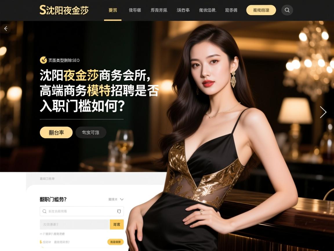 页面类型删除SEO沈阳夜金莎商务会所高端商务模特招聘是否可靠,翻台率高有何优势,入职门槛如何? 页面类型删除SEO沈阳夜金莎商务会所高端商务模特招聘是否可靠,翻台率高有何优势,入职门槛如何?