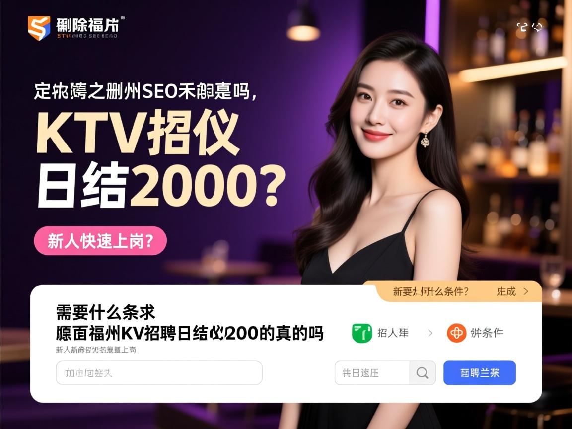 页面自定义删除SEO福州KTV招聘礼仪日结2000是真的吗,需要什么条件,新人如何快速上岗? 页面自定义删除SEO福州KTV招聘礼仪日结2000是真的吗,需要什么条件,新人如何快速上岗?