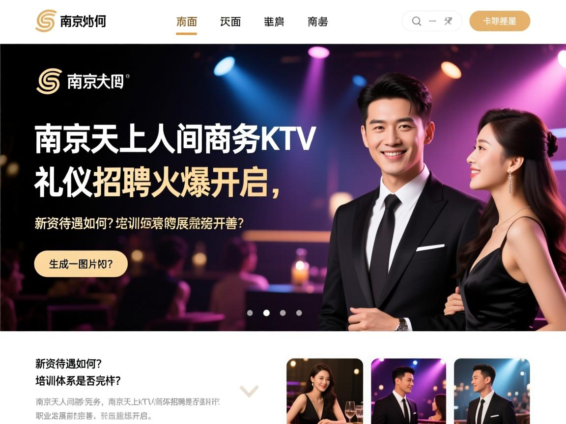 页面环境删除SEO，南京天上人间商务KTV礼仪招聘火爆开启，薪资待遇如何？培训体系是否完善？职业发展前景怎样？