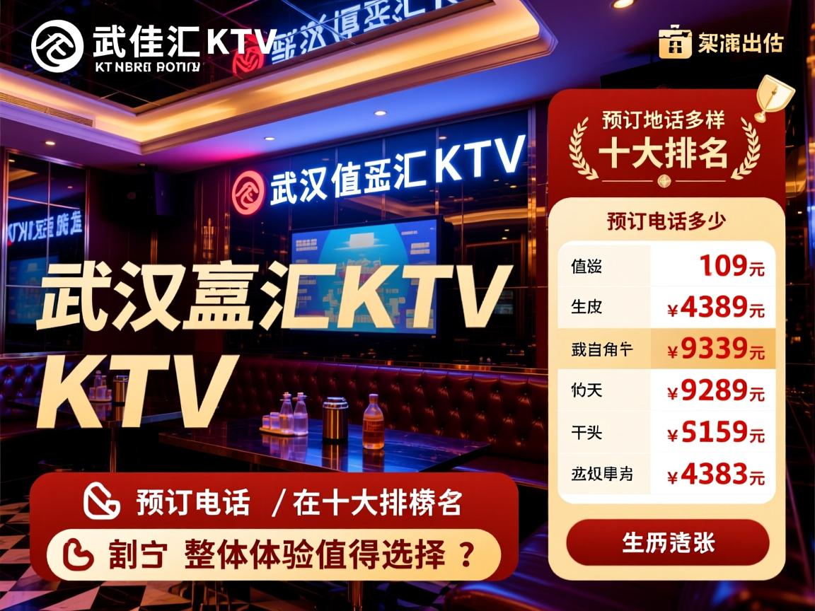 武汉赢佳汇KTV消费价格如何，预订电话多少,它在十大排名中地位怎样,整体体验值得选择吗？