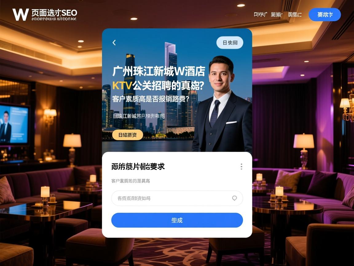 页面选项SEO,广州珠江新城W酒店KTV公关招聘是真的吗,日结薪资如何,客户素质高是否报销路费? 页面选项SEO,广州珠江新城W酒店KTV公关招聘是真的吗,日结薪资如何,客户素质高是否报销路费?