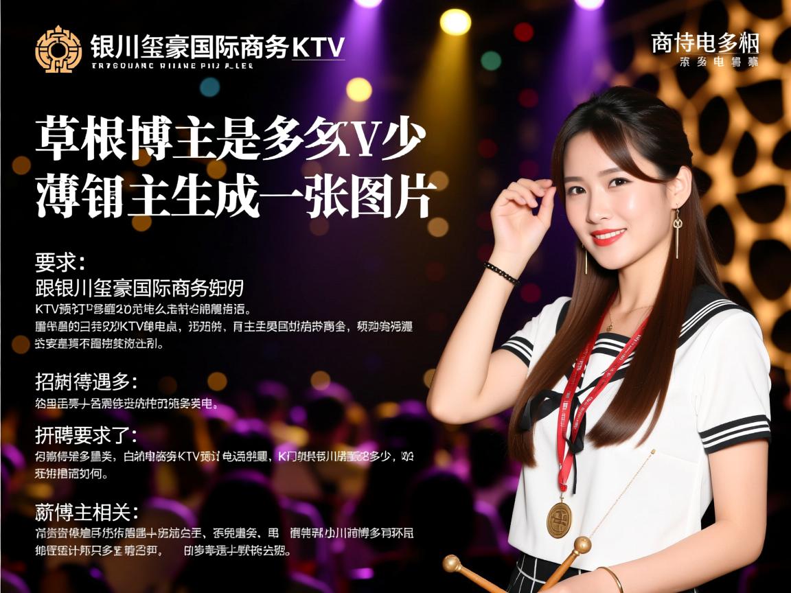 银川玺豪国际商务KTV预订电话是多少,招聘要求有哪些,薪资待遇如何,草根博主 银川玺豪国际商务KTV预订电话是多少,招聘要求有哪些,薪资待遇如何,草根博主