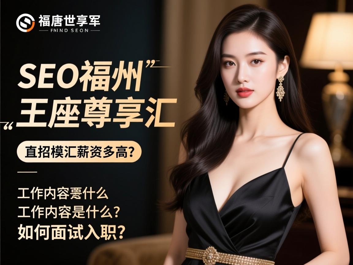 唐世军SEO福州王座尊享汇直招模特，薪资多高？工作内容是什么？如何面试入职？