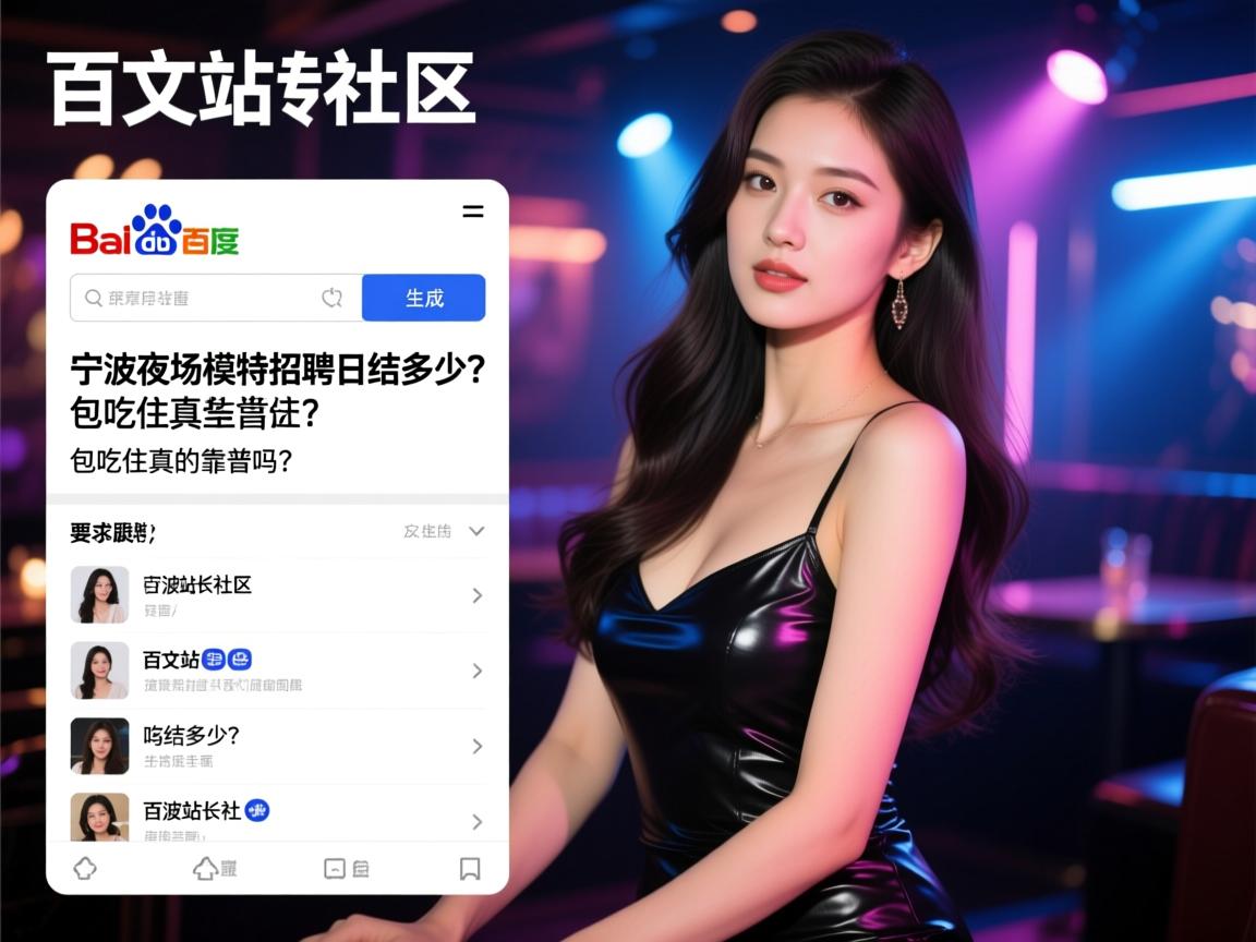百度站长社区,宁波夜场模特招聘日结多少?包吃住真的靠谱吗? 百度站长社区,宁波夜场模特招聘日结多少?包吃住真的靠谱吗?