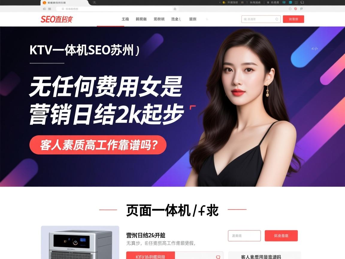 页面一体机SEO苏州KTV直招女营销日结2k起步,无任何费用是真是假,客人素质高工作靠谱吗? 页面一体机SEO苏州KTV直招女营销日结2k起步,无任何费用是真是假,客人素质高工作靠谱吗?