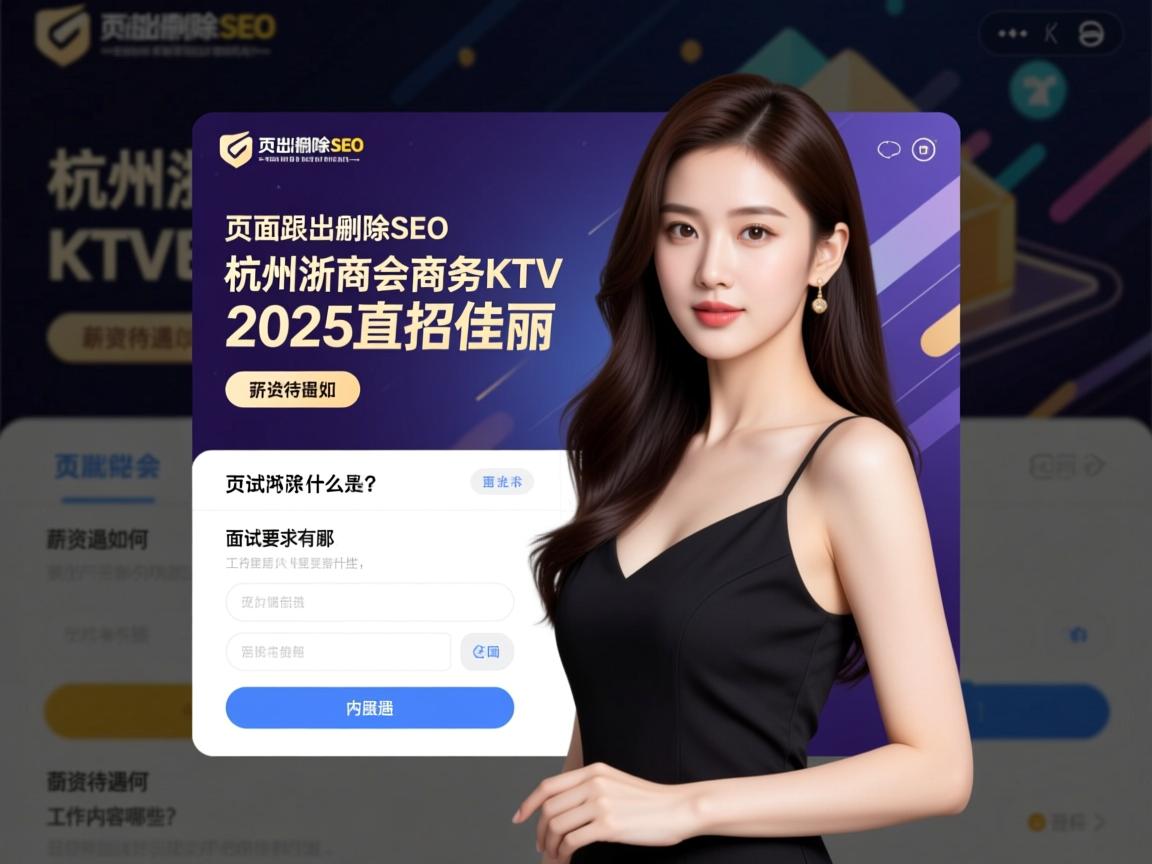 页面跳出删除SEO,杭州浙商会商务KTV2025直招佳丽,薪资待遇如何,面试要求有哪些,工作内容是什么? 页面跳出删除SEO,杭州浙商会商务KTV2025直招佳丽,薪资待遇如何,面试要求有哪些,工作内容是什么?