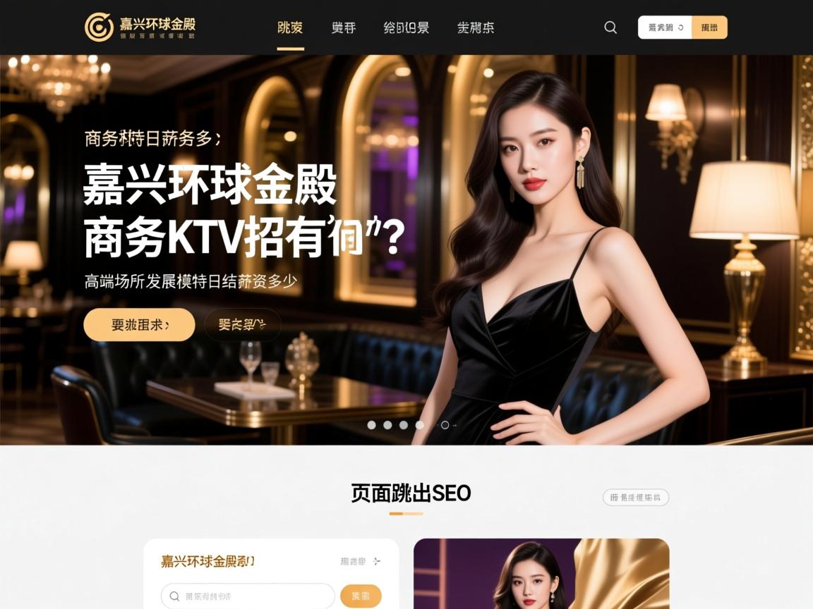 页面跳出SEO，嘉兴环球金殿商务KTV招聘有何要求？商务模特日结薪资多少，高端场所发展前景如何
