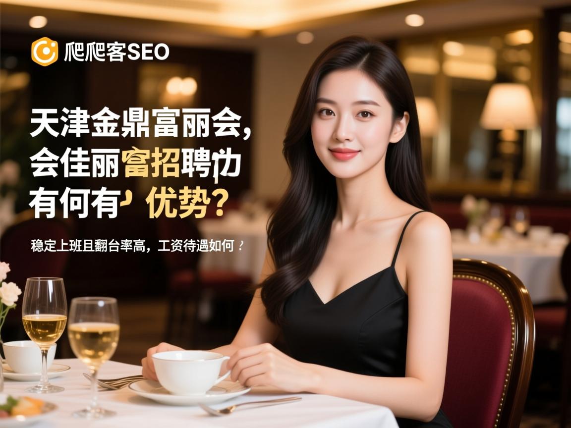 爬爬客SEO，天津金鼎富丽会佳丽招聘有何优势？稳定上班且翻台率高，工资待遇如何？