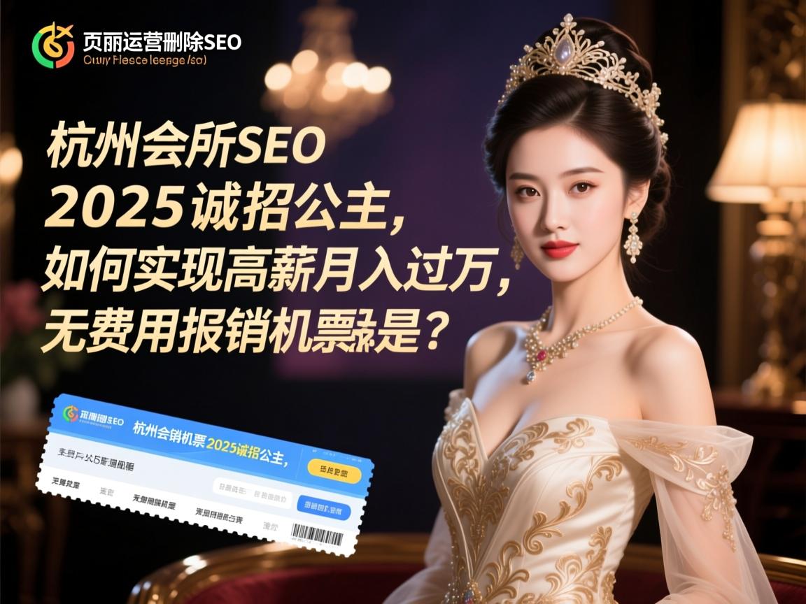 页面运营删除SEO，杭州会所2025诚招公主，如何实现高薪月入过万，无费用报销机票是真是假？