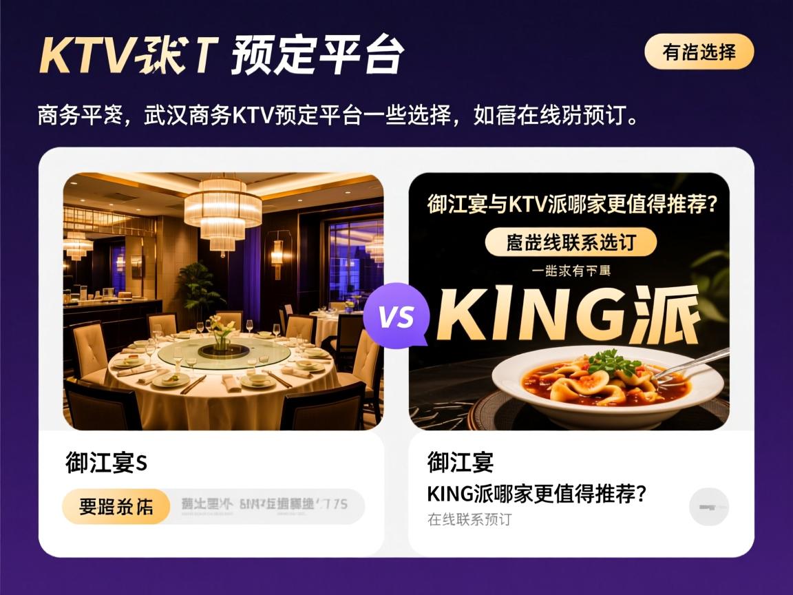 武汉商务KTV预定平台有哪些选择，如何在线联系预订，御江宴与KING派哪家更值得推荐？