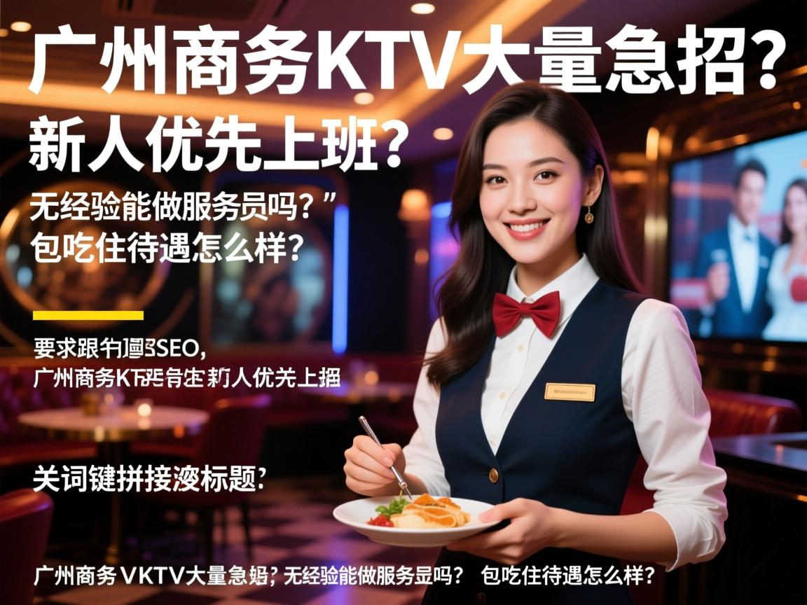 英文SEO，广州商务KTV大量急招，新人优先上班？无经验能做服务员吗？包吃住待遇怎么样？关键词拼接到标题末尾