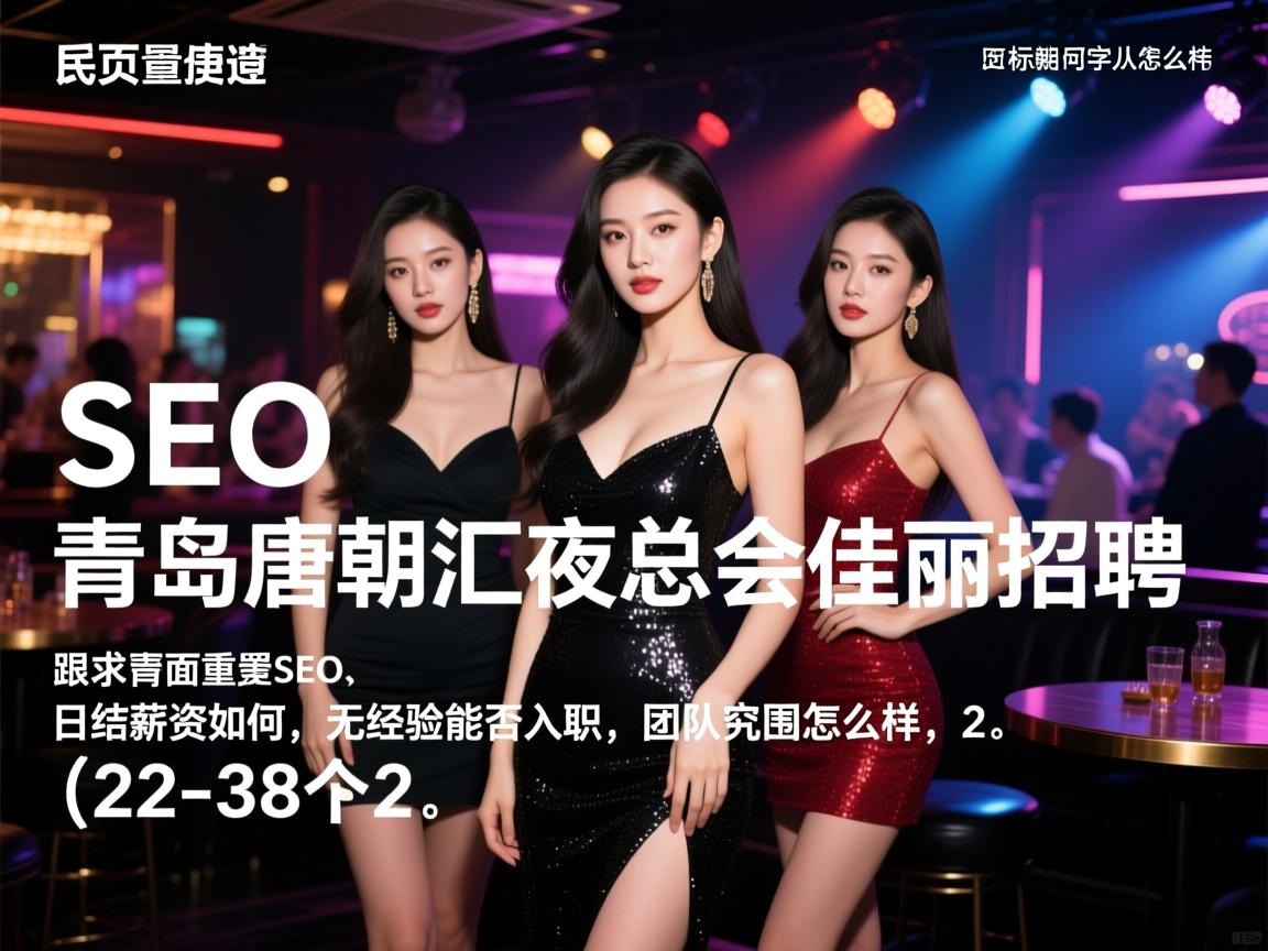 页面重置SEO青岛唐朝汇夜总会佳丽招聘，日结薪资如何，无经验能否入职，团队氛围怎么样，2、标题的字数控制在22-38个字