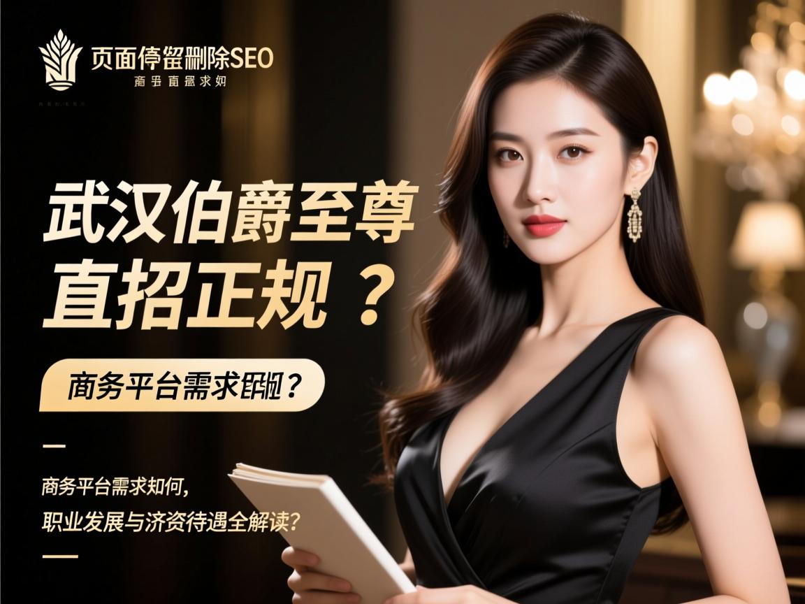 页面停留删除SEO，武汉伯爵至尊会佳丽直招正规吗？商务平台需求如何，职业发展与薪资待遇全解读