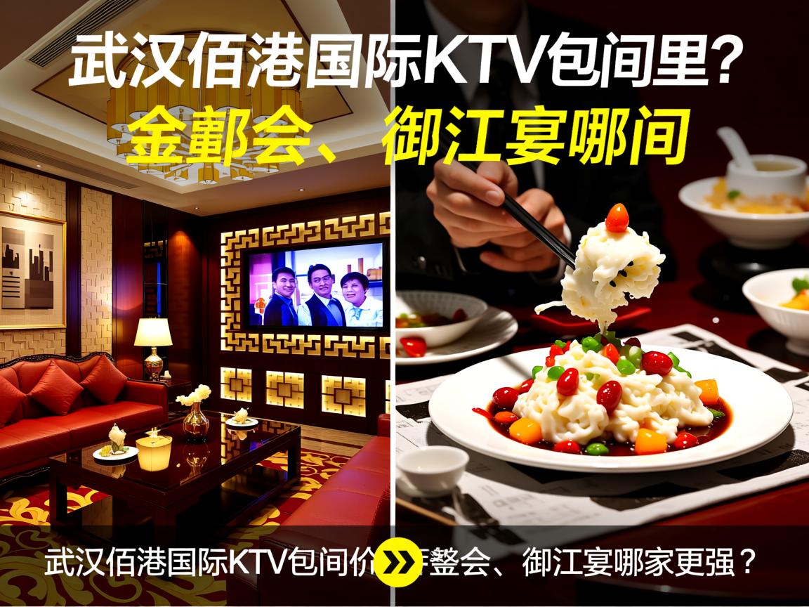 商务应酬选哪里？武汉佰港国际KTV包间价格多少，对比金都会、御江宴哪家更强？
