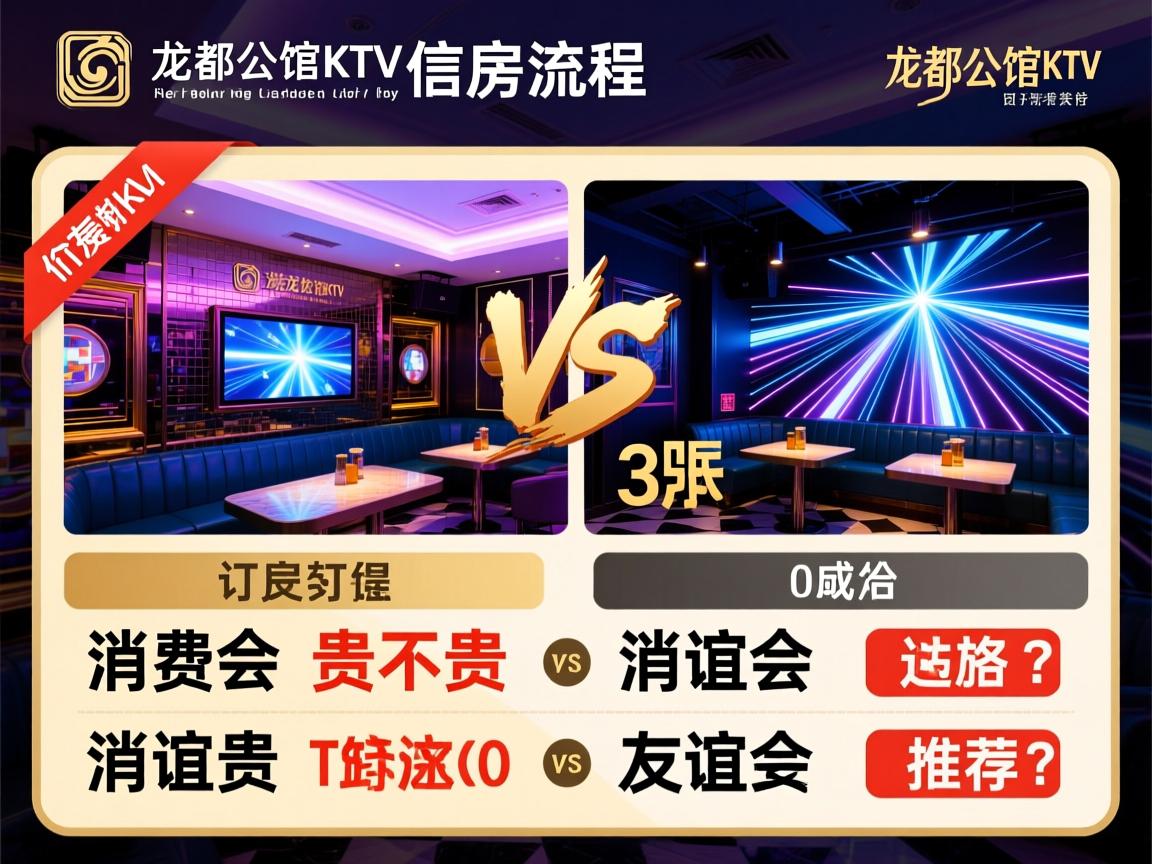 武汉龙都公馆KTV信息订房流程是怎样的，消费价格贵不贵，与友谊会对比哪家更值得推荐？
